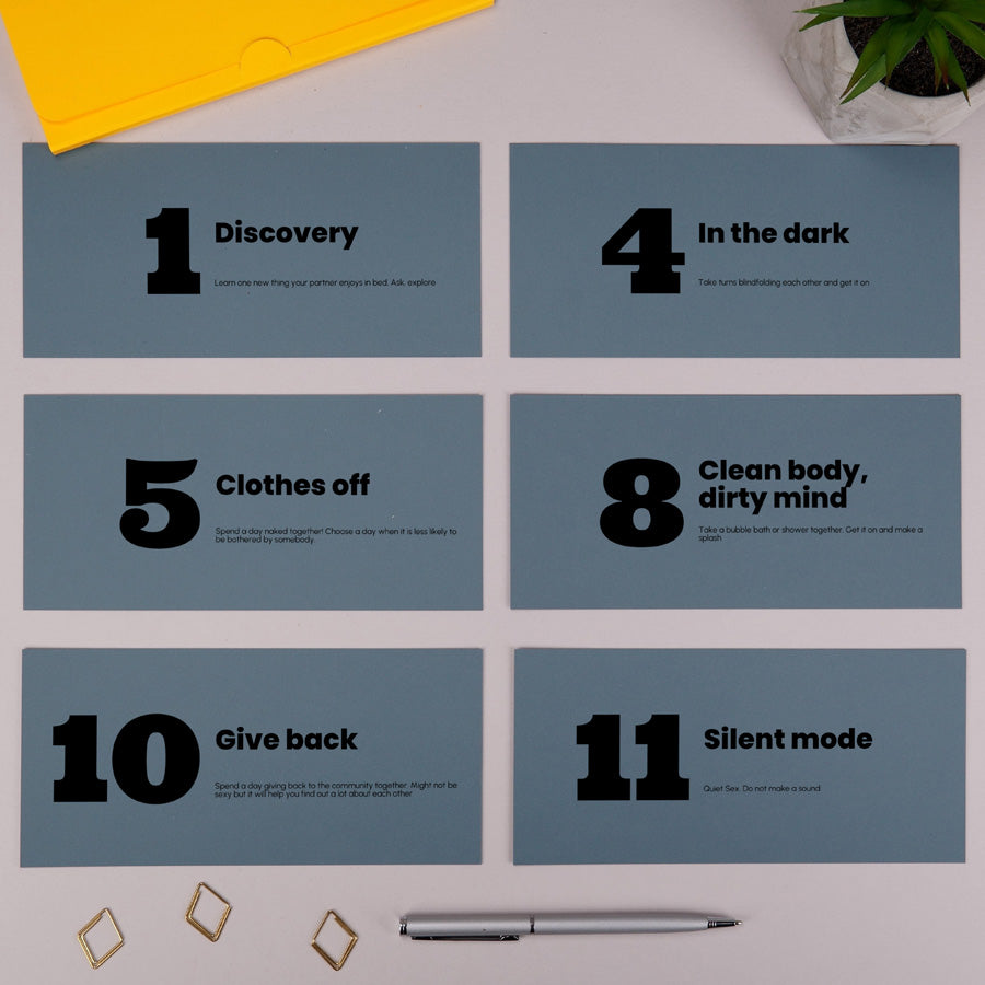 Set 12 cupoane cadou de cuplu - Sexy vouchers for young couples - exemple vouchere din set