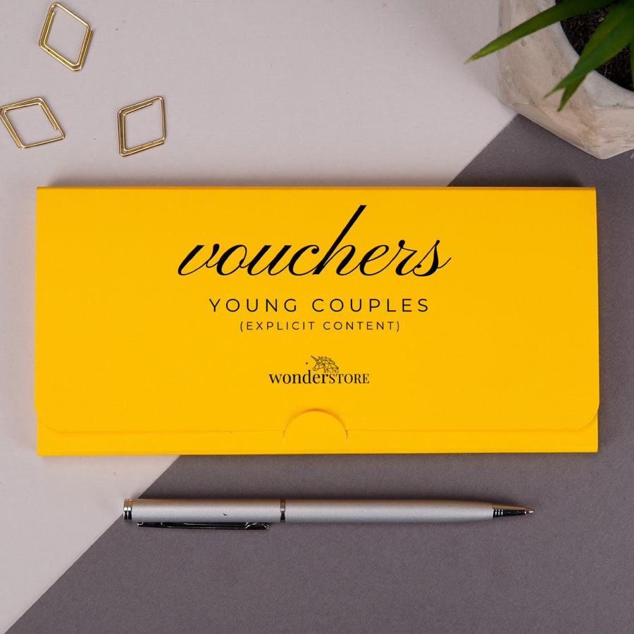 Set 12 cupoane cadou de cuplu - Sexy vouchers for young couples - cutie vouchere