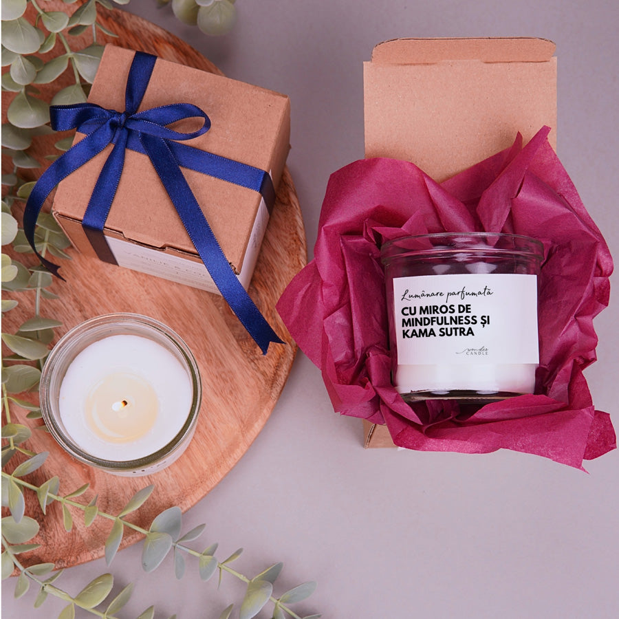 Impachetare cadou  - Cadou amuzant pentru femei - Lumanare parfumata de facut atmosfera