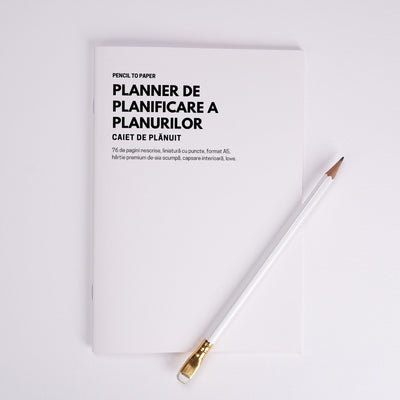 Planner de planificare a planurilor. Caiet de planuit