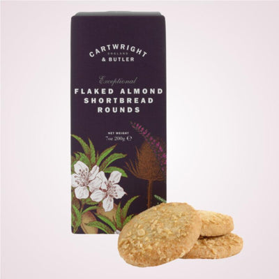 Biscutiti shortbread cu fulgi de migdale Cartwright & Butler