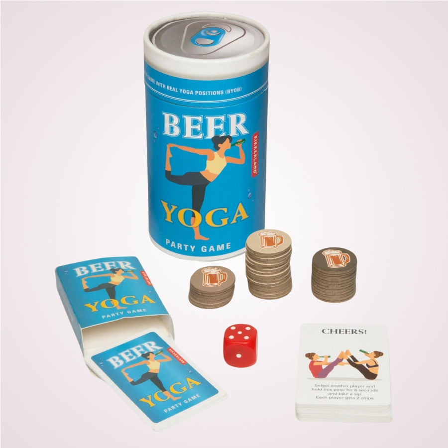 Joc amuzant pentru petreceri - Beer Yoga