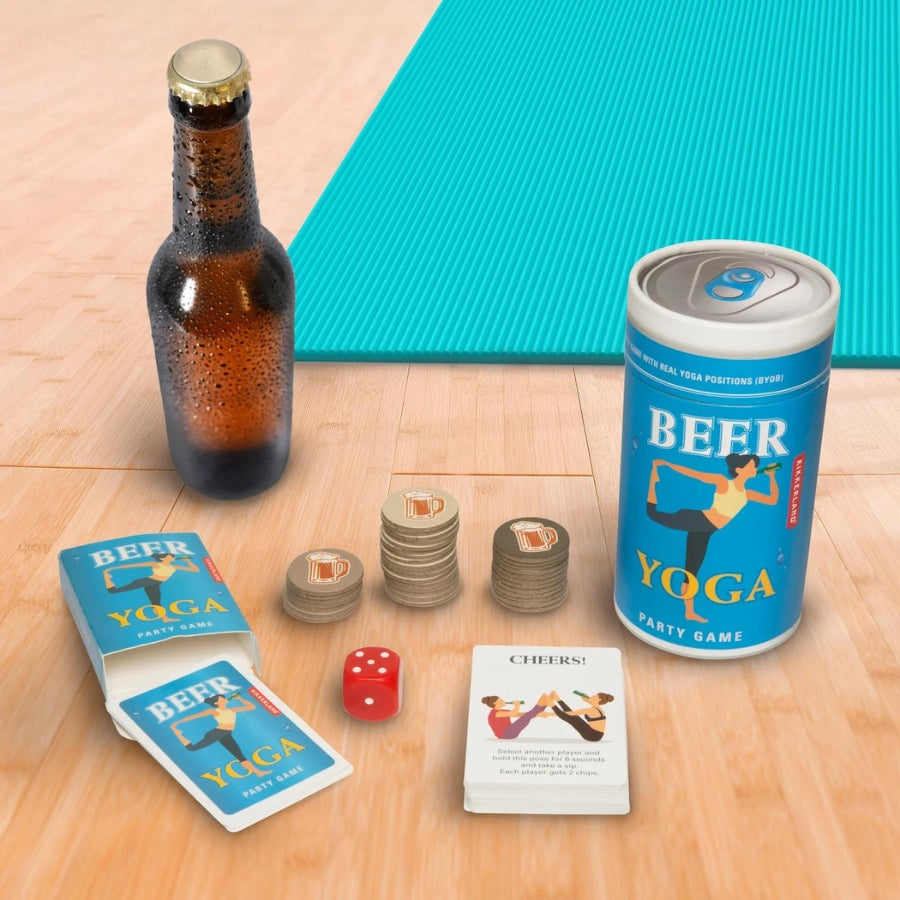 Joc amuzant pentru petreceri - Beer Yoga 2