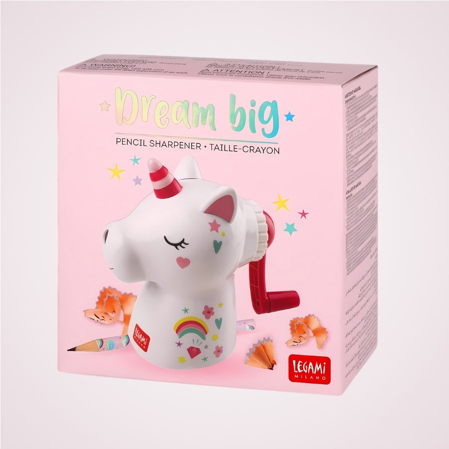 Ascutitoare de birou cu manivela - Unicorn Dream - in cutie