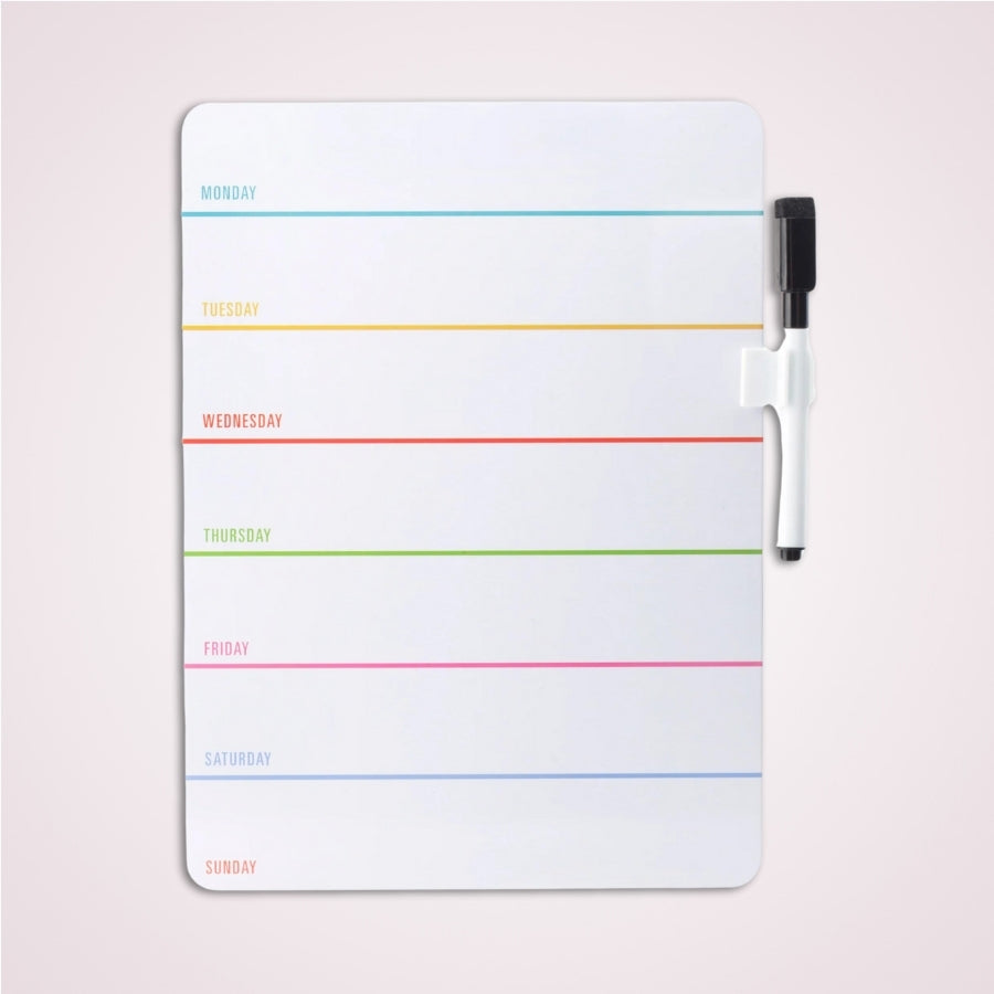Mini tabla magnetica pentru task-uri saptamanale cu marker - Write It ...