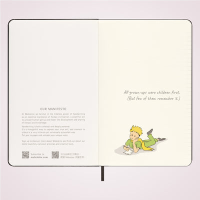 Ultima pagina Notebook liniat Moleskine in cutie cadou - Le Petit Prince