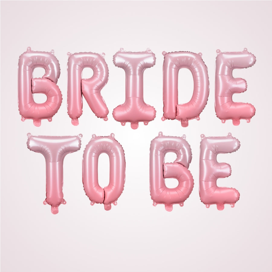 Set litere gonflabile pentru sedinte foto - Bride to be