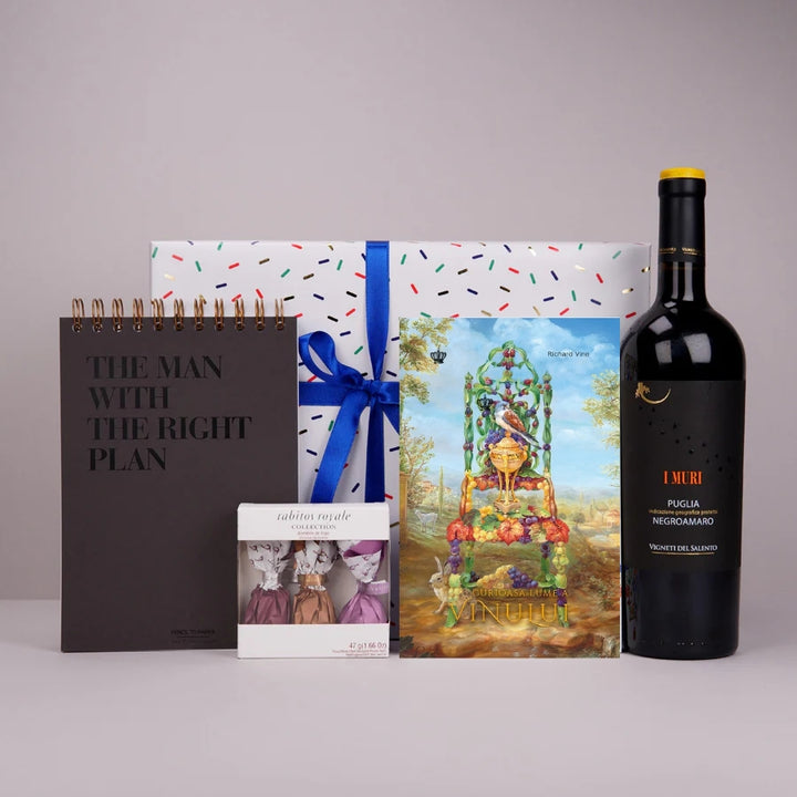 Pachet cadou de lux pentru barbati - The man with the plan - prezentare produse