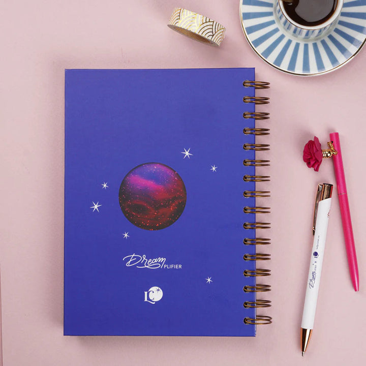 Planner format A5, nedatat, in limba romana, pentru obiceiuri si rutine sanatoase - Dreamplifier - coperta spate