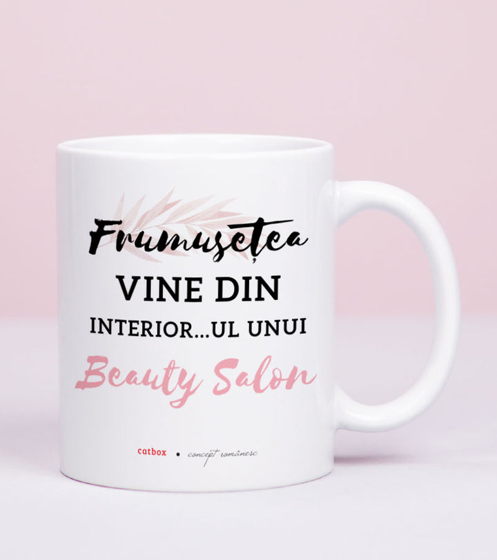 Cana cadou pentru hairstylist - Beauty Salon - wonderstore catbox