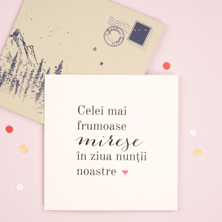 plic Felicitare cadou de nunta pentru mirese - Bride