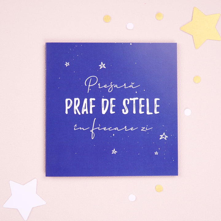 Felicitare cadou zi de nastere - Praf de stele - wonderstore