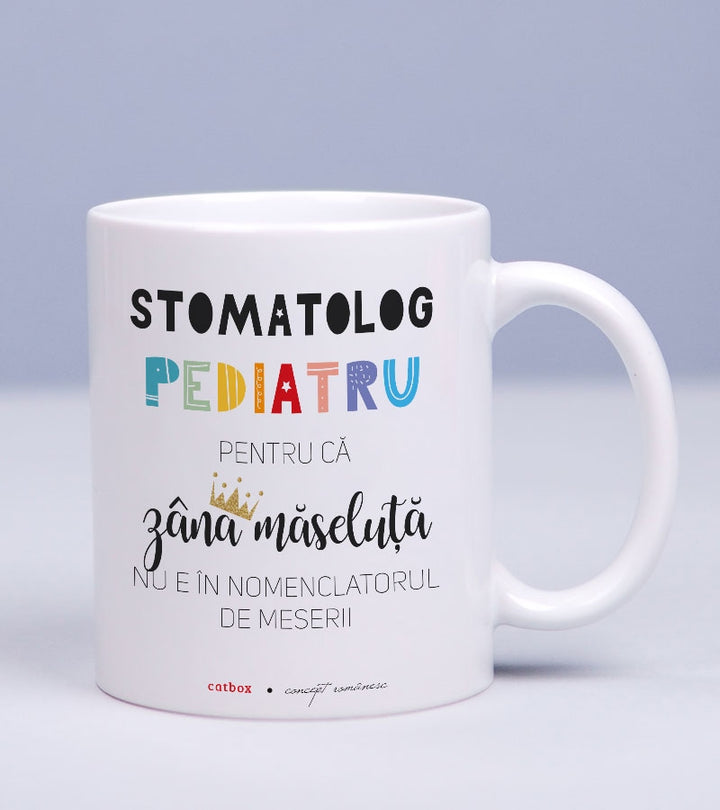 cana cadou pentru dentisti - Stomatolog pediatru 1