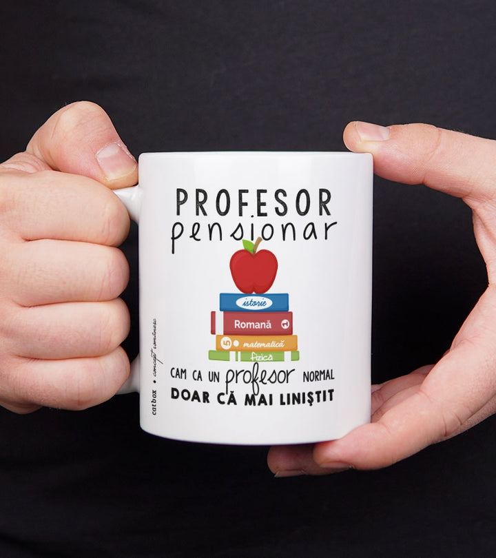 Cana personalizata cadou pentru profesori iesiti la pensie 2