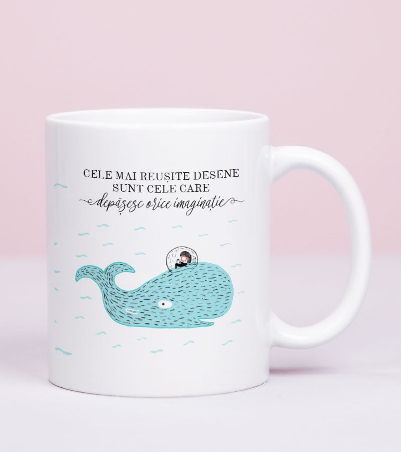 Cadou pentru profesori - Cana personalizata - Proful de desen 1
