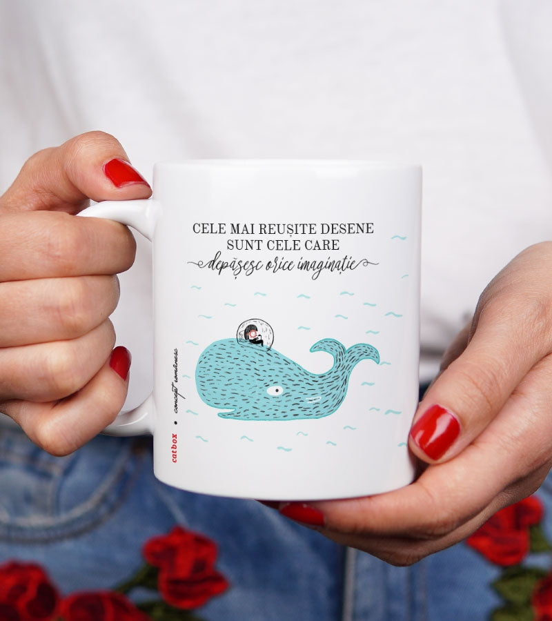 Cadou pentru profesori - Cana personalizata - Proful de desen 2