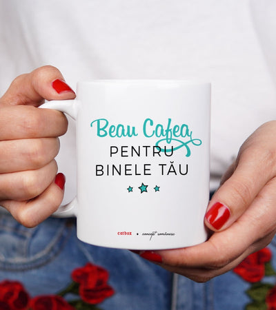 Cadou pentru prieteni - Cana personalizata - Coffee Reasons