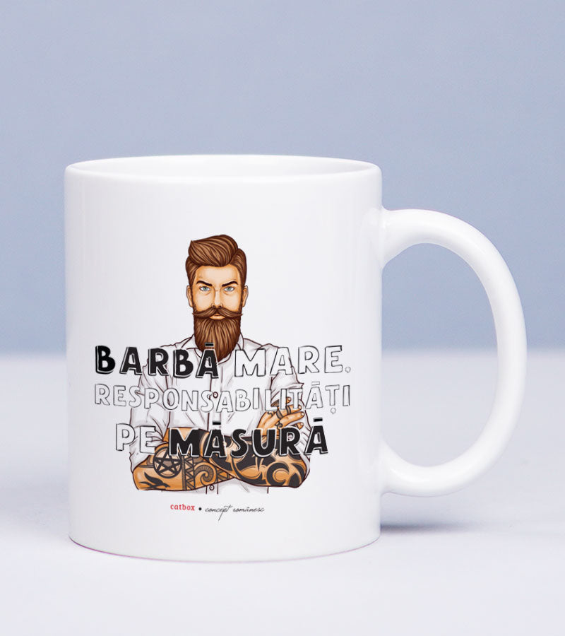 Cana cadou pentru barbati- Great Beard - catbox - wonderstore