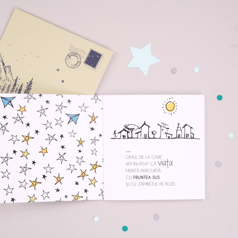 Felicitare speciala cu plic cadou pentru tata - JUST For My Dad - wonderstore