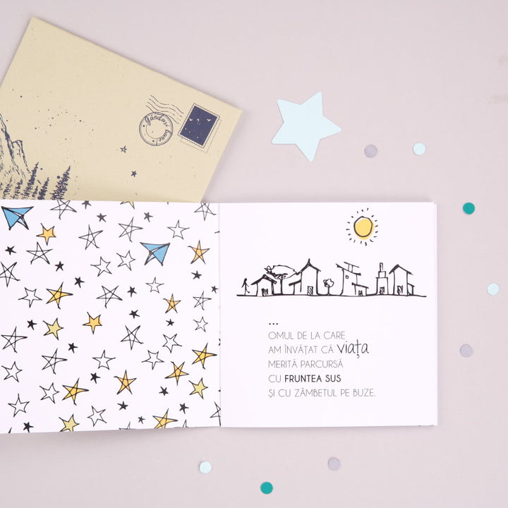 Felicitare speciala cu plic cadou pentru tata - JUST For My Dad - wonderstore
