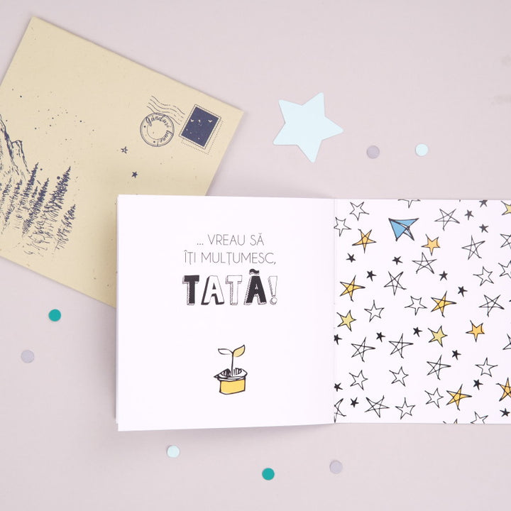 Felicitare speciala cadou pentru tata - JUST For My Dad - wonderstore 2