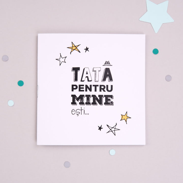 Felicitare speciala cadou pentru tata - JUST For My Dad - wonderstore