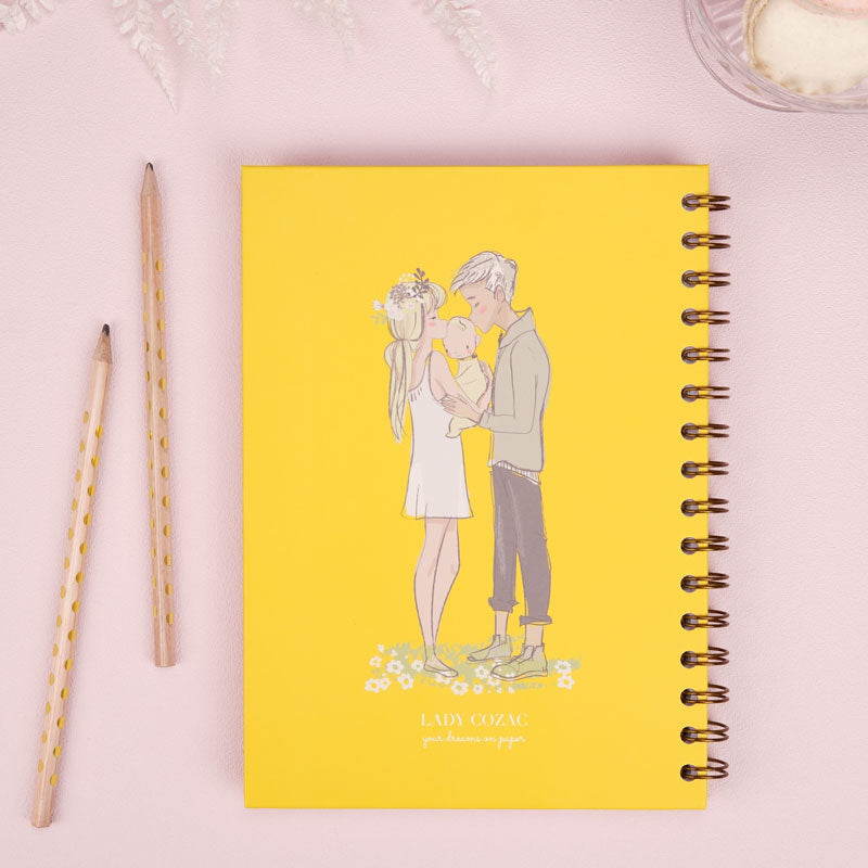 Jurnal de sarcina pentru gravide cu scrisori pentru bebelus - Happy Mom To Be