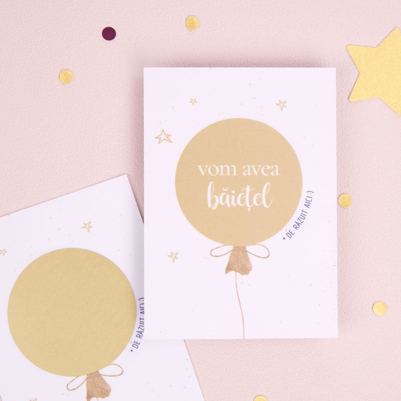 Magnet razuibil cu surprize pentru dezvaluirea sexului bebelusului - Gender Reveal 5
