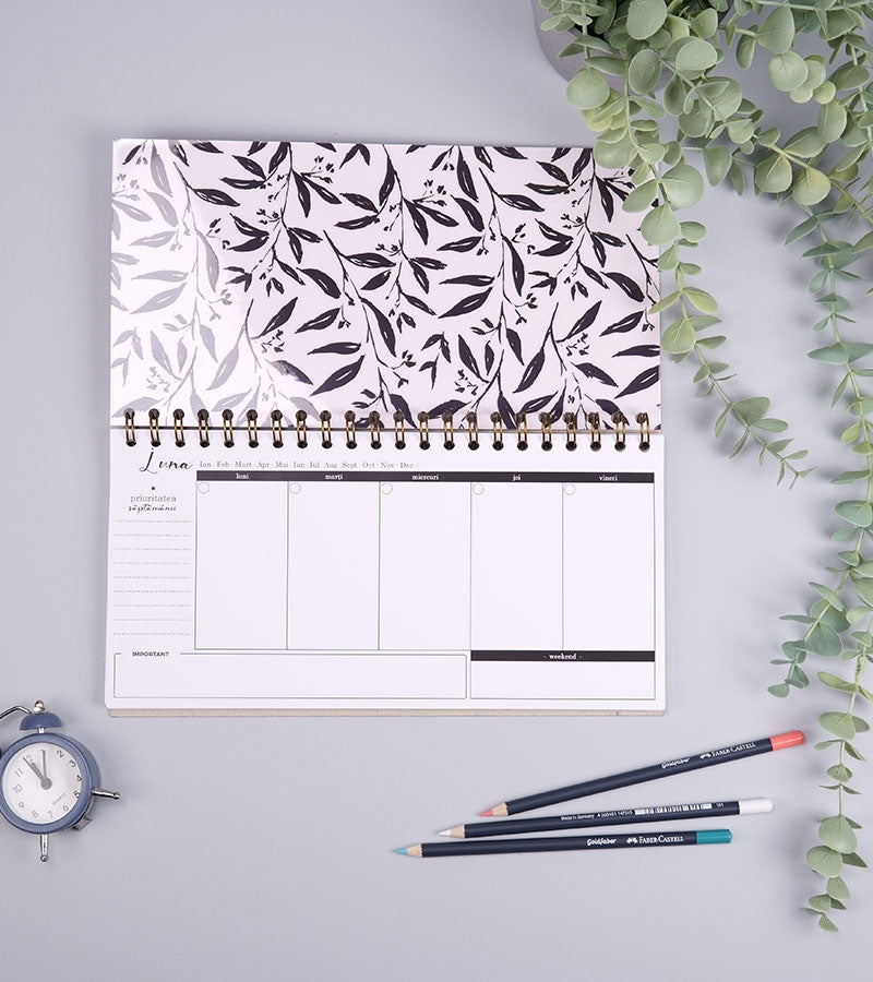 Planner pentru task-uri - Task Keeper-Delicate Leaves_planner saptamanal_organizare_agenda programari_catbox_3
